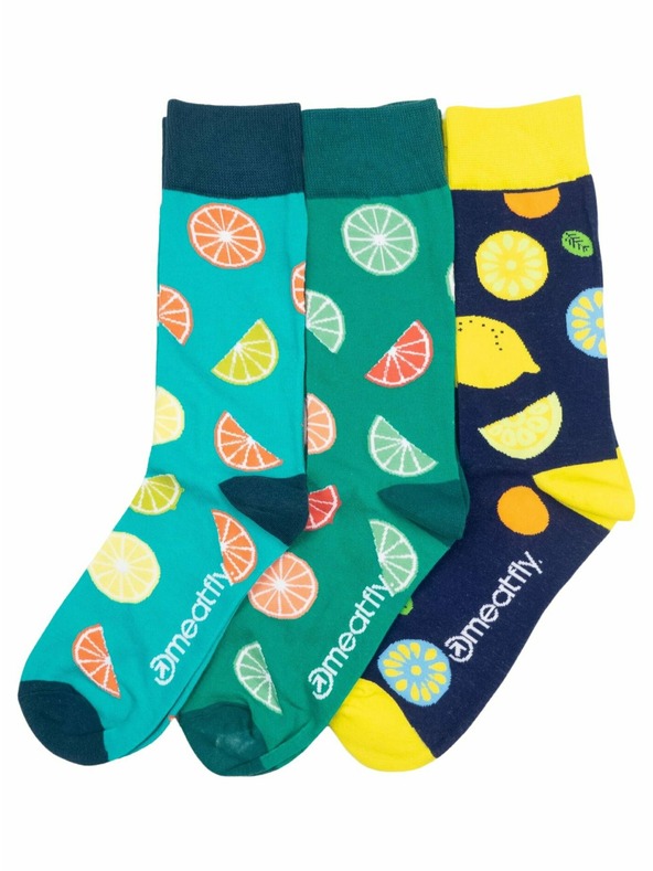 Meatfly Meatfly čarape Lexy Gift Pack Lemons | Višebojna | Veličina