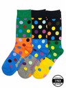Meatfly Meatfly čarape Lexy Triple Pack Green Dots | Višebojna | Veličina
