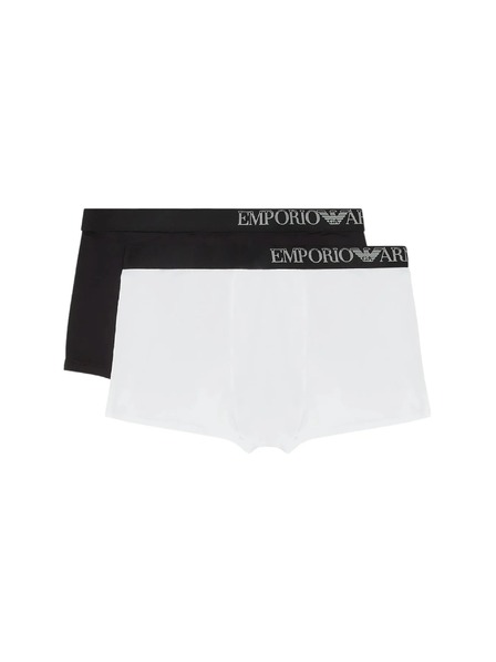 Emporio Armani Muške bokserice 2 Pack Emporio armani Nero/Bianco