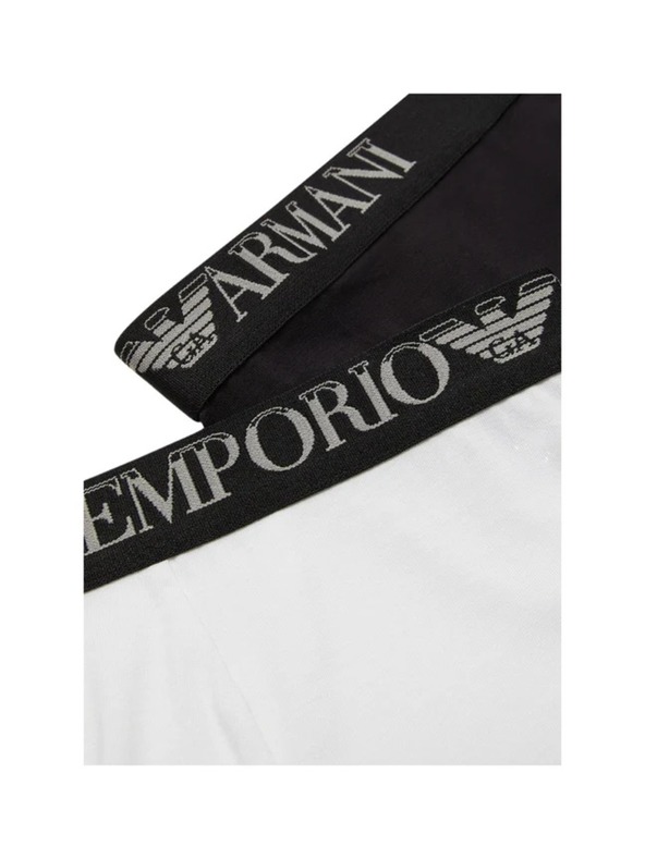 Emporio Armani Muške bokserice 2 Pack Emporio armani Nero/Bianco