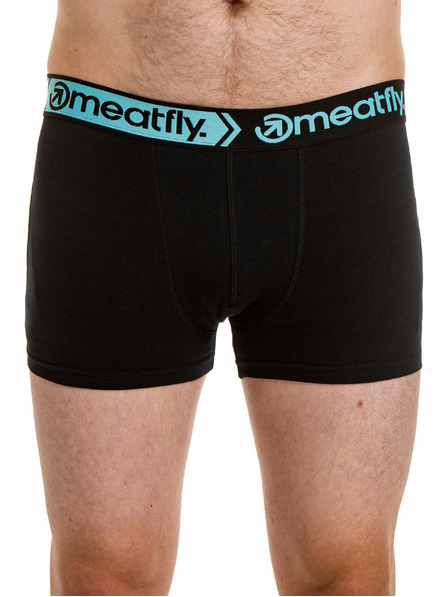 Meatfly Meatfly muške bokserice Balboa Boxershorts Double Pack Black | Crna | Veličina