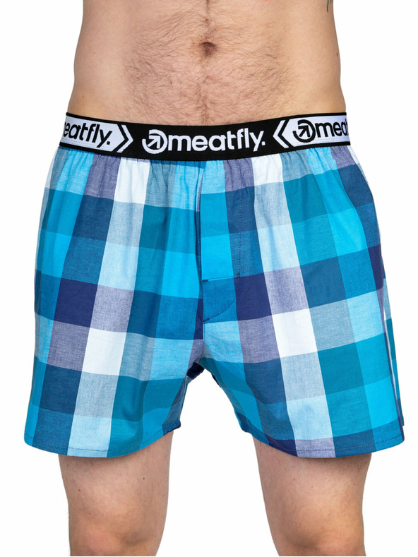 Meatfly Meatfly muške bokserice Gigi Blue / Red | Plava | Veličina
