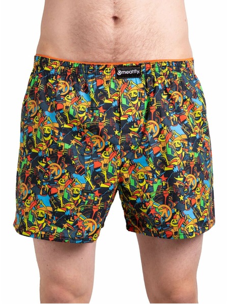 Meatfly Meatfly muške bokserice Agostino Partyboi/Cityboi poklon paket | Višebojna | Veličina