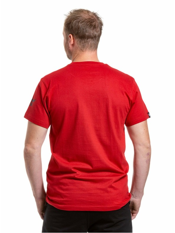 Meatfly Meatfly muška majica Big Shock Shattered Dark Red | Crvena | Veličina