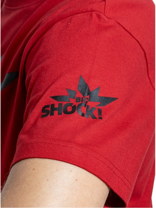 Meatfly Meatfly muška majica Big Shock Shattered Dark Red | Crvena | Veličina