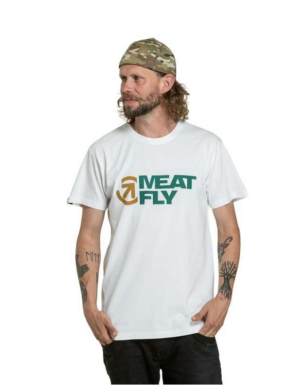 Meatfly Meatfly muška majica Revital White | Bijela | Veličina