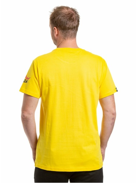 Meatfly Meatfly muška majica Big Shock Shattered Yellow | Žuta | Veličina