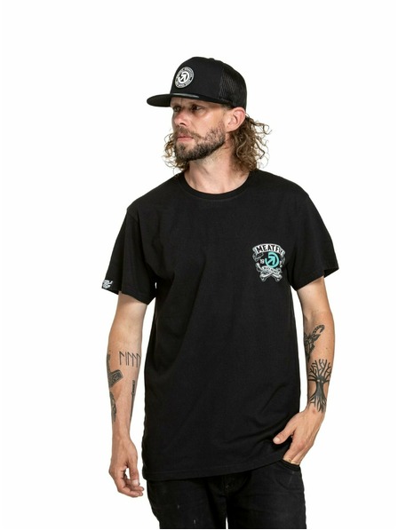 Meatfly Meatfly muška majica Whiskey Boy Black | Crna | Veličina