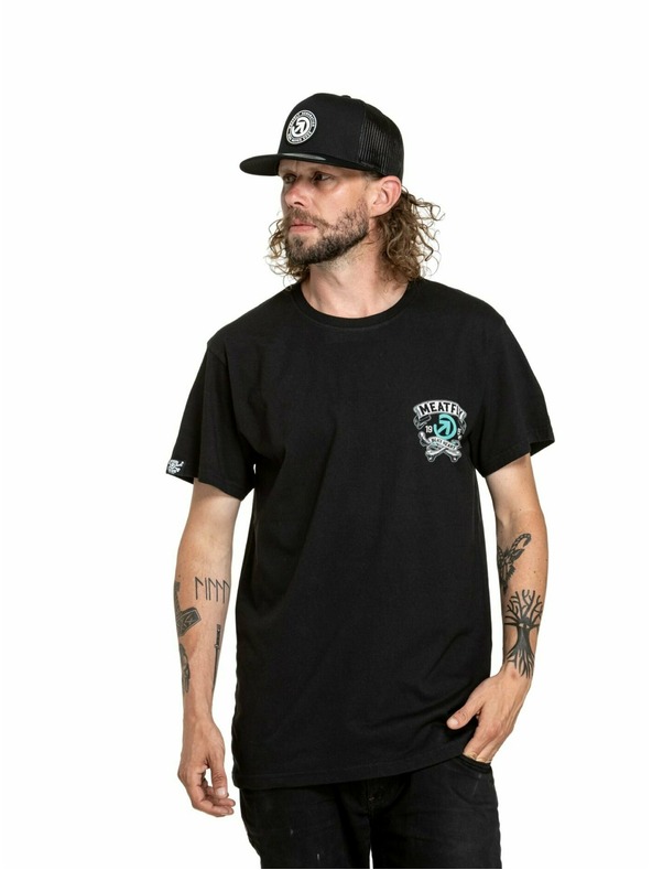 Meatfly Meatfly muška majica Whiskey Boy Black | Crna | Veličina