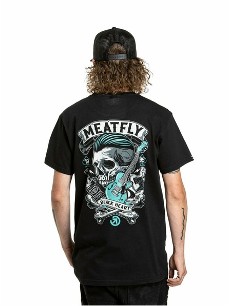 Meatfly Meatfly muška majica Whiskey Boy Black | Crna | Veličina