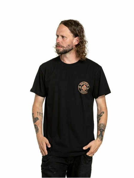 Meatfly Meatfly muška majica Born To Ride Black | Crna | Veličina