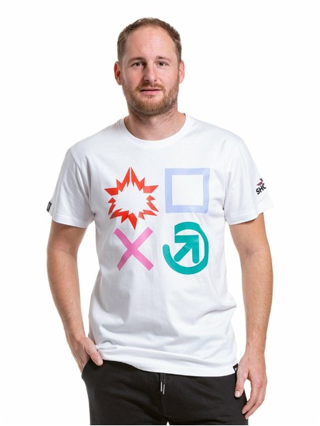 Meatfly Meatfly muška majica Big Shock Gameon Bijela | Bijela | Veličina