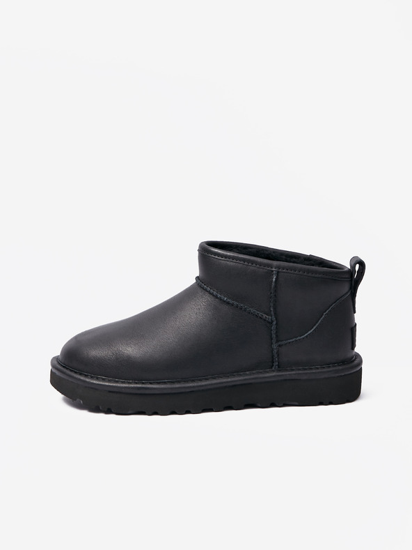 UGG Crne ženske gležnjače UGG Classic Ultra Mini Boot