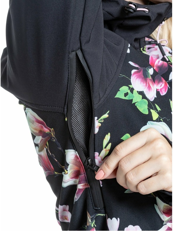 Meatfly Meatfly ženska softshell jakna Zaja Magnolia | Crna | Veličina