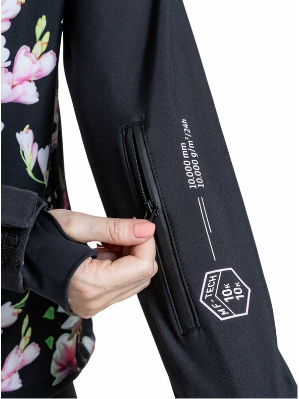 Meatfly Meatfly ženska softshell jakna Zaja Magnolia | Crna | Veličina