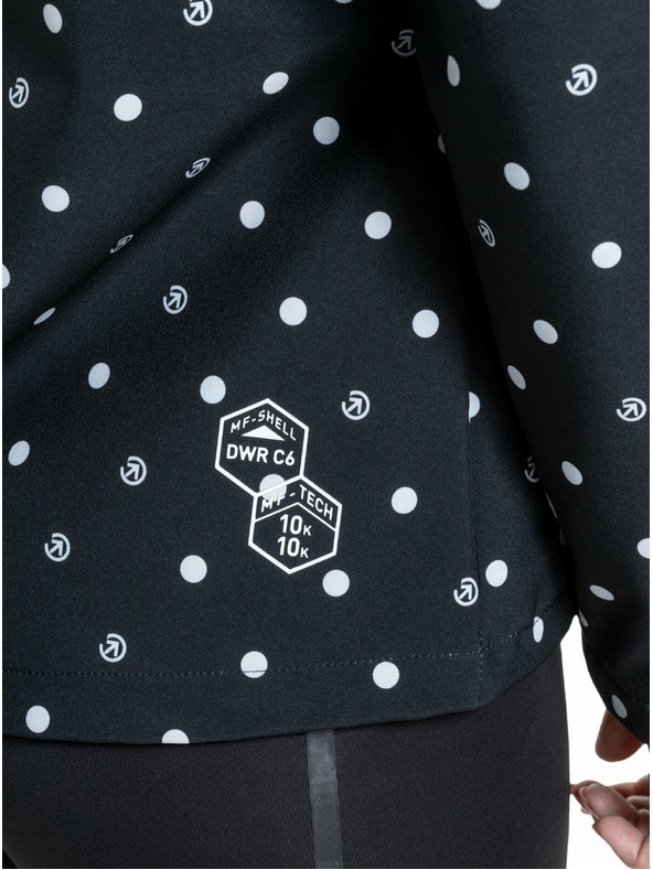 Meatfly Meatfly ženska softshell jakna Zaja Dots Crna | Crna | Veličina