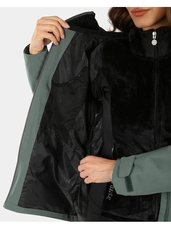 Kilpi Ženski outdoor kaput Kilpi Khaki