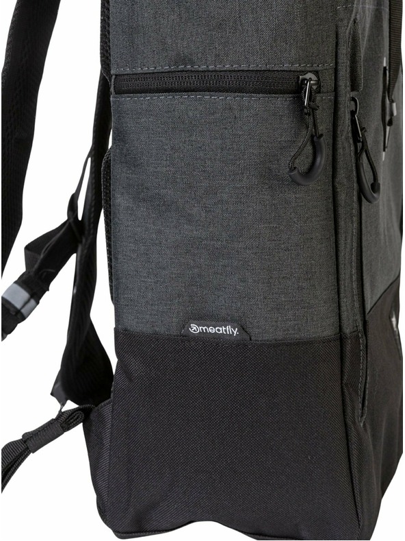 Meatfly Meatfly ruksak Holler Charcoal 28 L | Siva | Volumen 28 L