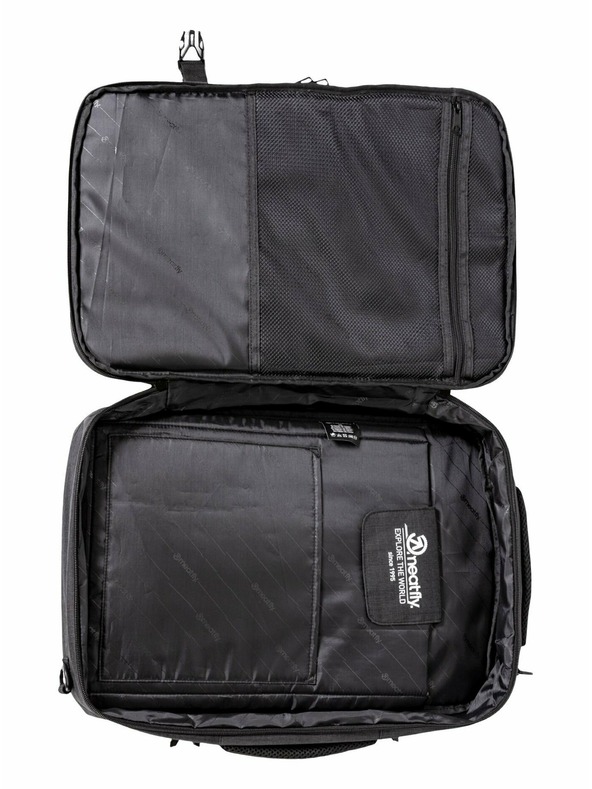 Meatfly Meatfly ruksak Riley Charcoal Heather 28 L | Siva | Volumen 28 L