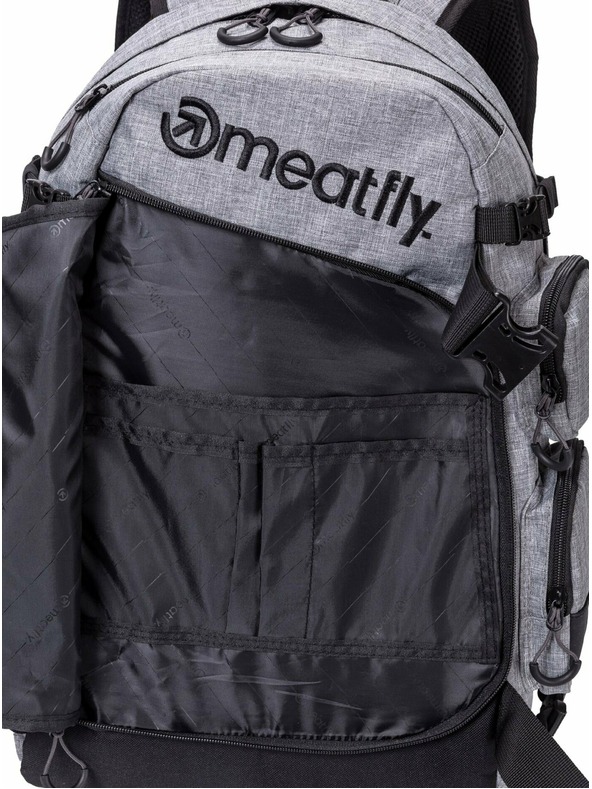 Meatfly Meatfly ruksak Wanderer - Heather Grey | Siva | Volumen 28 L