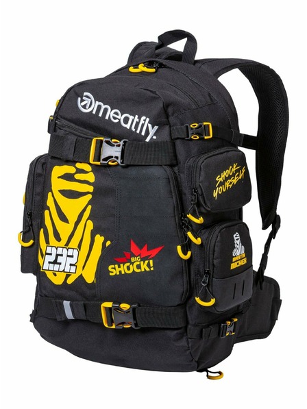 Meatfly Meatfly ruksak Raiden Black Big Shock/Michek 28 L