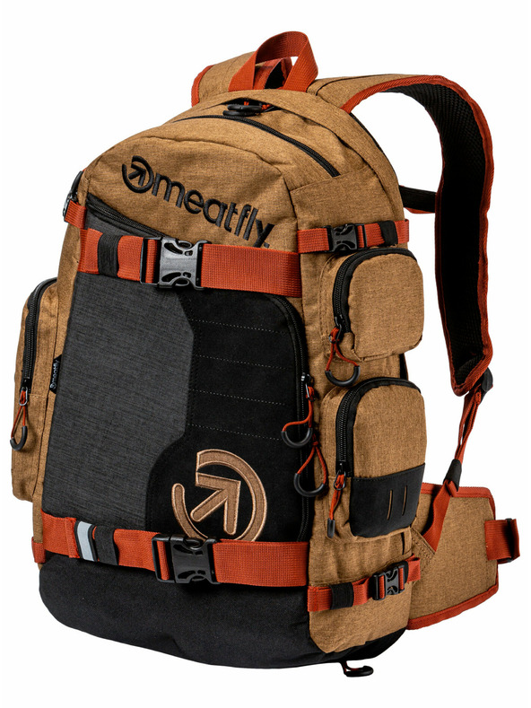 Meatfly Meatfly ruksak Wanderer Latte Heather/Charcoal Heather 28 L | Smeđa | Volumen 28 L