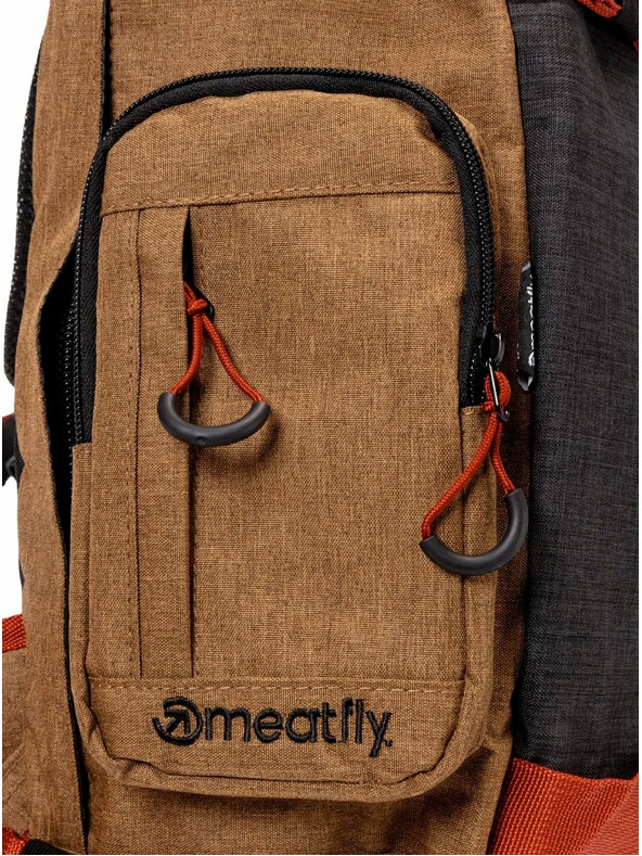 Meatfly Meatfly ruksak Wanderer Latte Heather/Charcoal Heather 28 L | Smeđa | Volumen 28 L