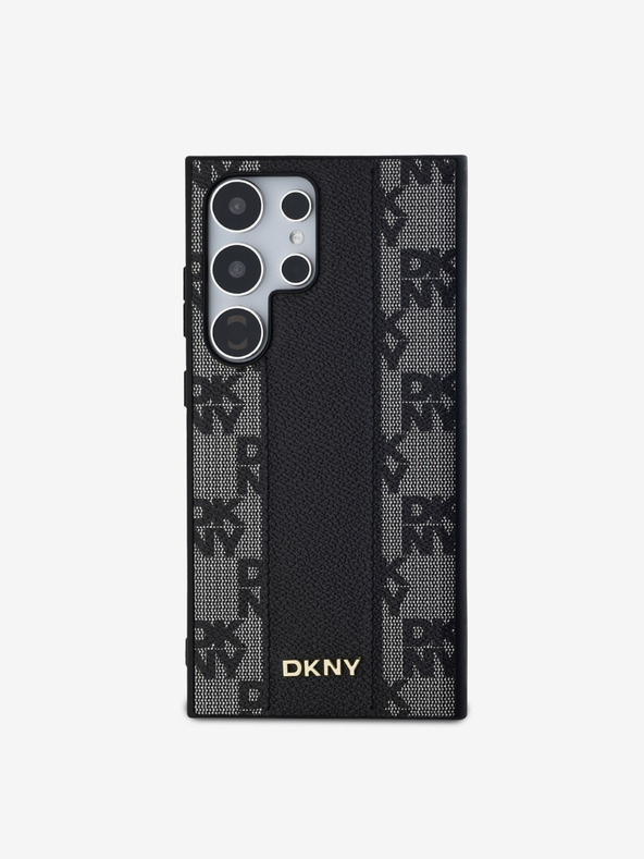 DKNY DKNY PU Kožni Kariran Uzorak Magsafe Stražnji Poklopac za Samsung Galaxy S24 Ultra Black