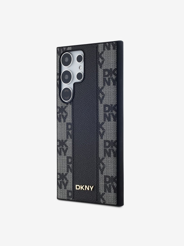 DKNY DKNY PU Kožni Kariran Uzorak Magsafe Stražnji Poklopac za Samsung Galaxy S24 Ultra Black
