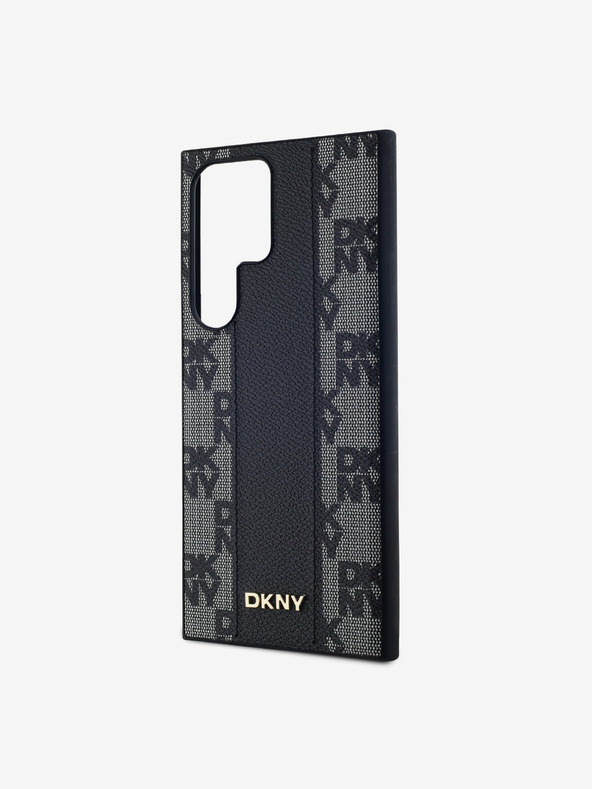 DKNY DKNY PU Kožni Kariran Uzorak Magsafe Stražnji Poklopac za Samsung Galaxy S24 Ultra Black