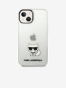 Karl Lagerfeld Karl Lagerfeld Choupette Logo Stražnji Poklopac za iPhone 14 Plus Transparent