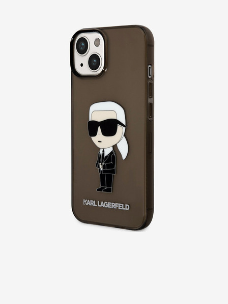 Karl Lagerfeld Karl Lagerfeld IML Ikonski NFT Stražnji poklopac za iPhone 14 Plus Black