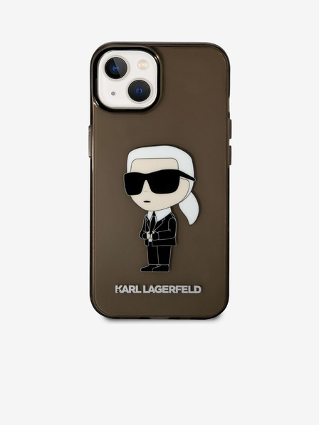 Karl Lagerfeld Karl Lagerfeld IML Ikonski NFT Stražnji poklopac za iPhone 14 Plus Black