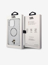 Karl Lagerfeld IML Karl and Choupette NFT MagSafe Stražnji poklopac za iPhone 13 Pro Max Transparent Karl Lagerfeld