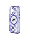 Karl Lagerfeld Karl Lagerfeld IML Monogram K&CH Glave MagSafe Stražnji poklopac za iPhone 16 Purple