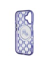 Karl Lagerfeld Karl Lagerfeld IML Monogram K&CH Glave MagSafe Stražnji poklopac za iPhone 16 Purple