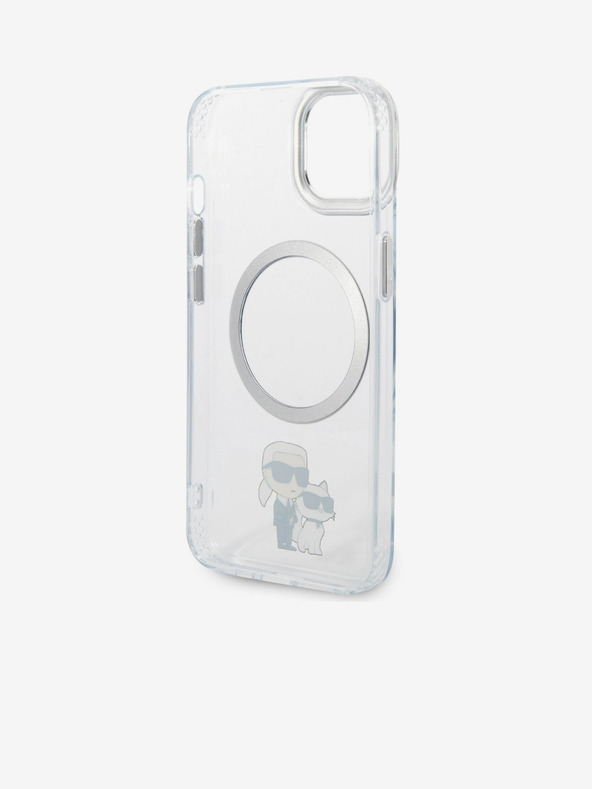 Karl Lagerfeld Karl Lagerfeld IML Karl and Choupette NFT MagSafe Stražnji poklopac za iPhone 13 Transparent