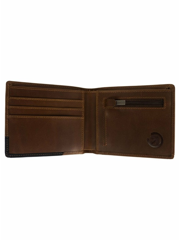 Meatfly Meatfly kožni novčanik Zac Premium Brown | Smeđa | Veličina