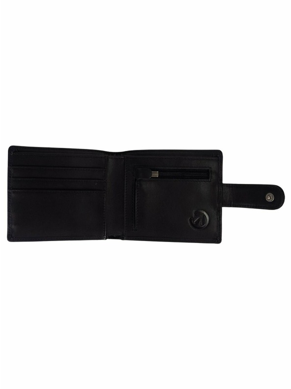 Meatfly Meatfly kožni novčanik Nathan Premium Black | Crna | Veličina