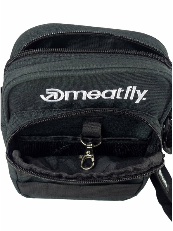 Meatfly Meatfly muška torba Hardy Charcoal | Siva | Volumen 1,5 L
