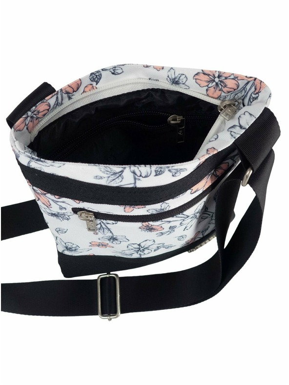 Meatfly Meatfly ženska torba Dixie Blossom White | Bijela | Volumen 0,4 L