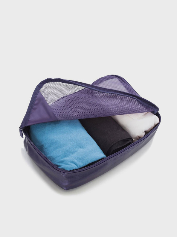 Heys Set od pet putnih torbica u tamno plavoj boji Heys Metallic Packing Cube 5pc