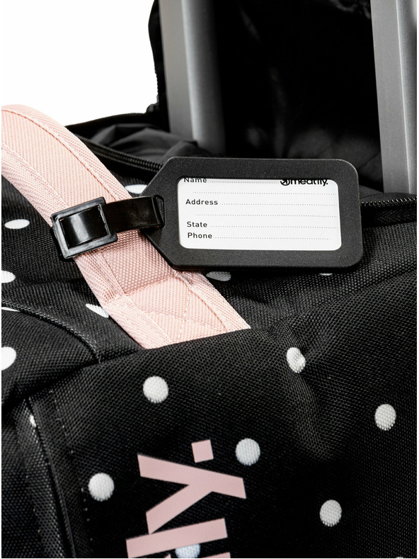 Meatfly Meatfly putna torba Gail White Dot/Powder Pink 42 L | Bijela | Zapremina 42 L