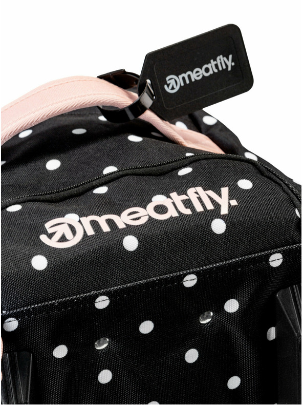 Meatfly Meatfly putna torba Gail White Dot/Powder Pink 42 L | Bijela | Zapremina 42 L