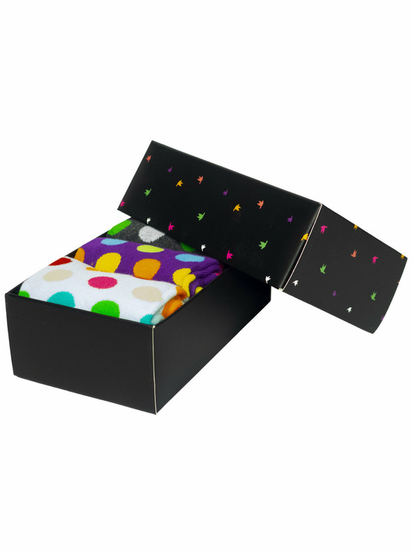 Meatfly Meatfly ženske čarape Lt. Regular Točkice Poklon Paket | Višebojna | Veličina