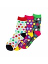Meatfly Meatfly ženske čarape Lt. Regular Točkice Poklon Paket | Višebojna | Veličina