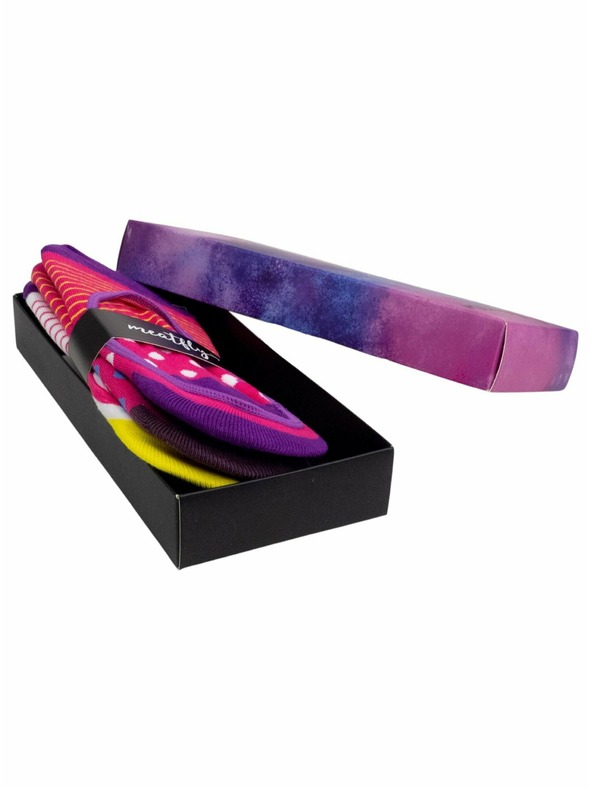 Meatfly Meatfly čarape Low Socks Poklon Paket Žuta Pruga | Žuta | Veličina