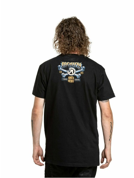 Meatfly Meatfly muška majica Crossbones Black | Crna | Veličina