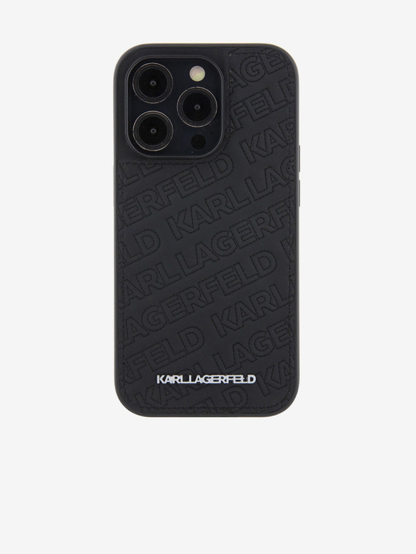 Karl Lagerfeld PU Quilted Pattern Stražnji Poklopac za iPhone 15 Pro Max Crna Karl Lagerfeld