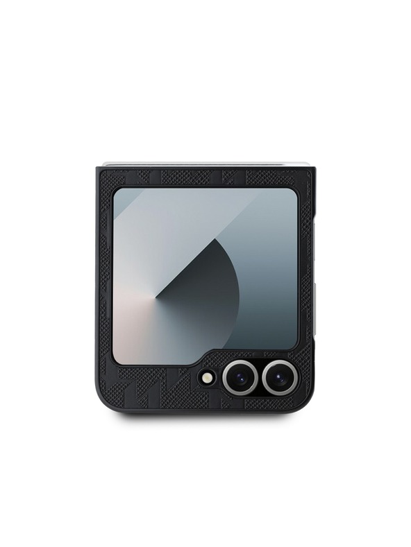 Karl Lagerfeld Karl Lagerfeld PU Saffiano Monogram Karl Head Stražnji Poklopac za Samsung Galaxy Z Flip 6 Crna